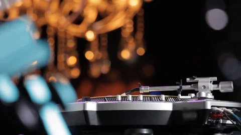 DJ at work Stockbeeldmateriaal 83480697