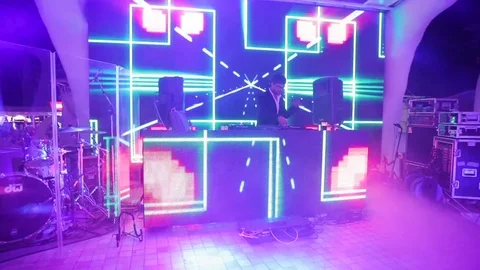 DJ works Stock Footage 70469290
