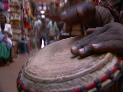 Djembe drum Stock Footage 27359197