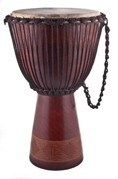 Djembe isolated on white Фото