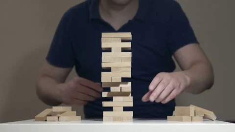 Djenga Play Stock Footage