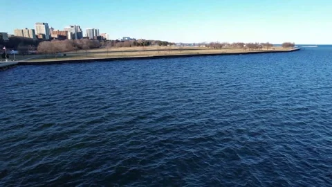 DJI 0031 (Milwaukee Moving Stabilized) Stock Footage 251509633