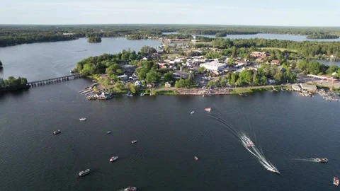 DJI 0288 (Minocqua Loop 1.1) Stock Footage 251509513