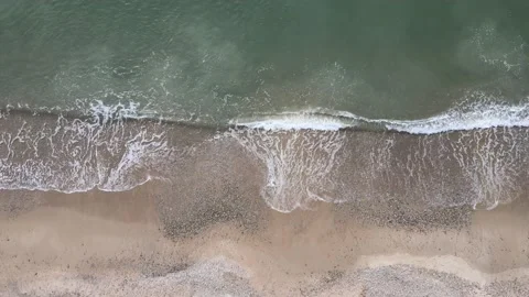 DJI 0717 Waves &amp;amp; Rocks Stock Footage 171419901