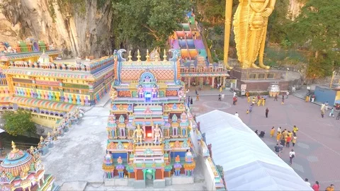 DJI - Curve Temple 2 스톡 동영상 101109327