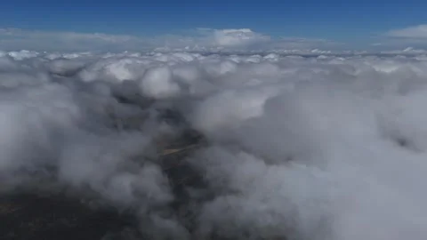 DJI-Drone above the clouds 動画素材 259697114