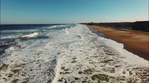 DJI Drone Aerial Over Jacksonvile beach in florida Vidéo 47215846