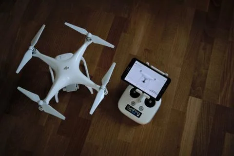 DJI drone equipment Stock Photos