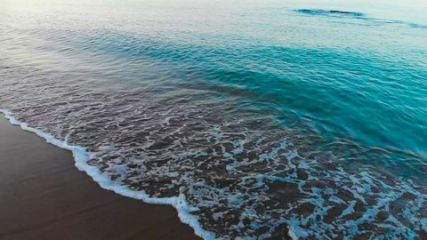DJI Drone flying over sea on Koh Lanta Island, Krabi Province, Thailand Stock Footage 124014669