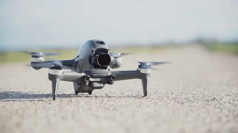 DJI FPV taking off Stock Footage 236008928