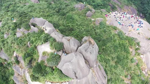 DJI MAVIC 2 Pro 4K Zengcheng Niuguzhang mountain 20191027 6 스톡 동영상 118772399