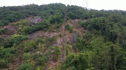 DJI MAVIC 2 Pro 4K Zengcheng Niuguzhang mountain 20191027 1 스톡 동영상 118778538