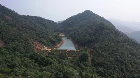 DJI MAVIC 2 Pro 4K Zengcheng Niuguzhang mountain 20191027 3 스톡 동영상 118778645