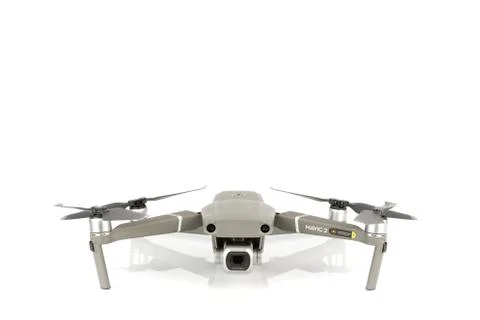 DJI Mavic 2 Pro drone isolated on white Stock Photos