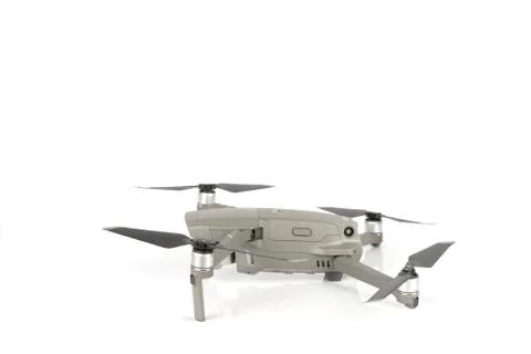 DJI Mavic 2 Pro drone isolated on white Stock Photos