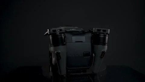 DJI Mavic 3 Cine - Folded - Spinning - Side-on - Focus Fixed (Middle) 動画素材 255207884