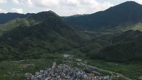 DJI MAVIC 4K Time lapse Aerial Guangzhou Conghua Xingxi line 20210919 0 Stock Footage 161125214