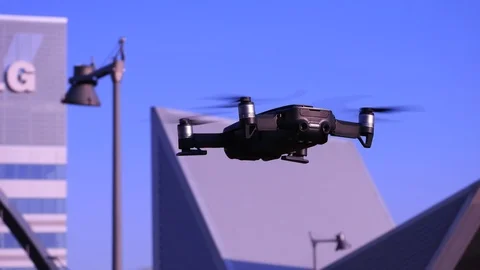 DJI Mavic Air flying Stock Footage 114216541