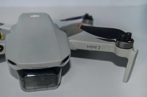 Dji Mavic Mini 2 drone close-up Stock Photos