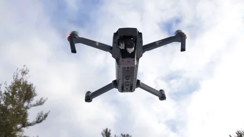 DJI mavic pro in air Stock Footage 85588684