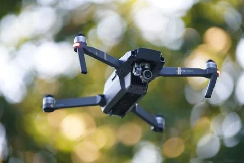 DJI Mavic Pro In Flight Foto stock