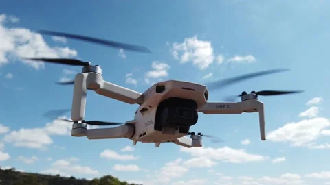 DJI Mini 2 Drone hovering Stock-Footage 169105124