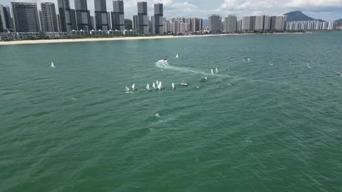 DJI Mini 3 4K Guangdong Huizhou road around the sea 20220625 8 Stock Footage 198620218