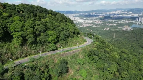 DJI Mini 3 Pro Gopro9 4K Guangzhou Nanxiang mountain Time lapse 20220626 2 Stock Footage 198844353