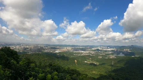DJI Mini 3 Pro Gopro9 4K Guangzhou Nanxiang mountain Time lapse 20220626 4 Stock Footage 198845264