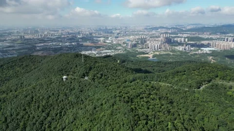 DJI Mini 3 Pro Gopro9 4K Guangzhou Nanxiang mountain Time lapse 20220626 1 Stock Footage 198845542