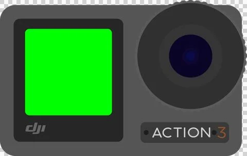 DJI Osmo Action 3 Stock Illustration