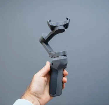 DJI Osmo Mobile 3 smartphone folding gimbal Foto stock