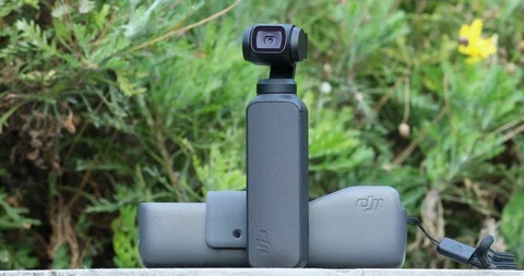 DJI Osmo Pocket With Cover Stock Footage 103210779