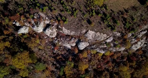 DJI Ozark Mountains Stock Footage 142909812