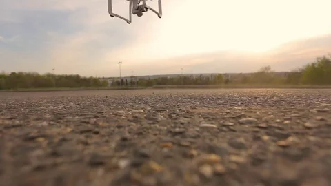 DJI Phantom 3, 4K Drone take off. Stock Footage 74148078