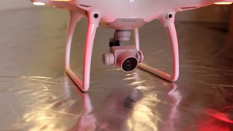 DJI Phantom 4 drone ready to go Vídeos de archivo 71007231