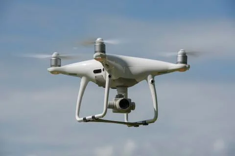 DJI Phantom 4 Pro quodcopter Stock Photos