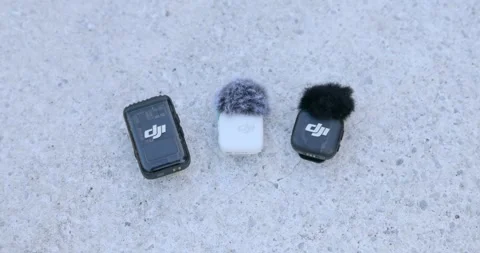 DJI Wireless Microphone System For Vlogging And Filmmaking, Close Up Video stock 324793039