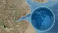Djibouti and Globe. Satellite 4k or 4k+ Resolution