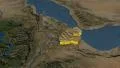 Djibouti extruded. Blue Marble. 4k or 4k+ Resolution
