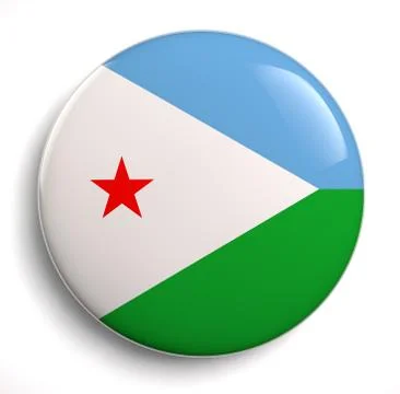 Djibouti flag Stock Illustration
