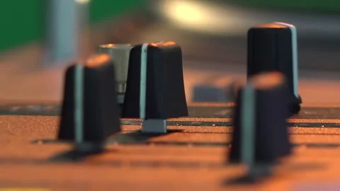 DJing Close-Ups with Chroma Key / Green Screen Background Stock Footage 327230297