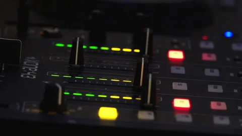 DJing Close-Ups Stock Footage 327233377