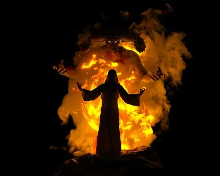 Djinn Rising Stock Illustration