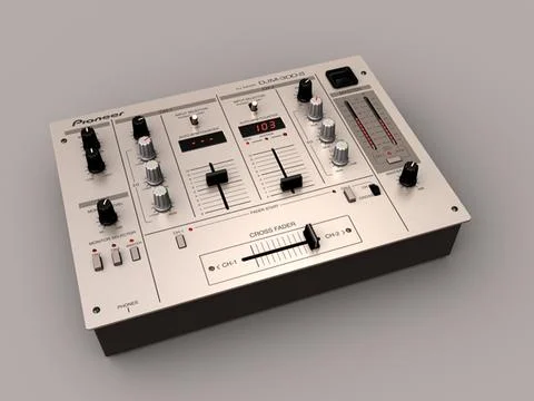 DJM300S Pioneer Mixer ~ 3D Model #91434264 | Pond5