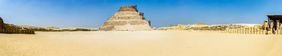 Djoser panoramic Stock Photos