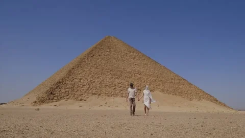 Djoser pyramid also called as Step Pyramid. Archaeological remain. Vídeos de archivo 256827240