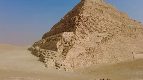  Djoser step pyramid in the Sakkara necropolis near Cairo in Egypt Stock Footage 259153193