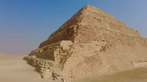  Djoser step pyramid in the Sakkara necropolis near Cairo in Egypt Vídeos de archivo 259153358