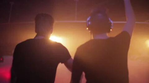 DJs at Disco 1 Stock Footage 30218934